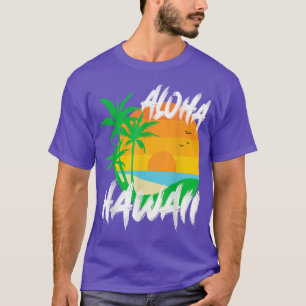 Aloha Hawaii komt overeen met Hawaiian outfits voo T-shirt