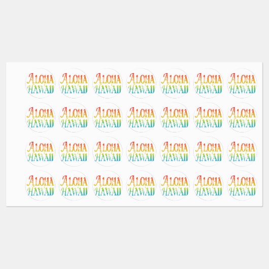 Aloha Hawaii Labels (Vel)