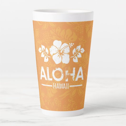 Aloha Hawaii Latte Mug (Devant)