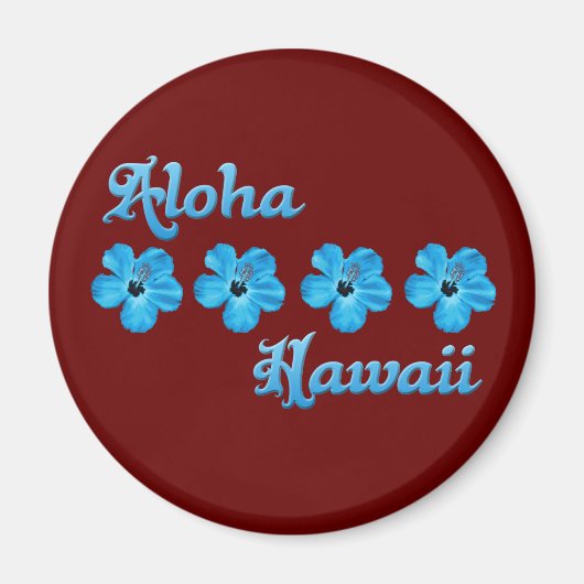 Aloha Hawaii Magneet (Voorkant)