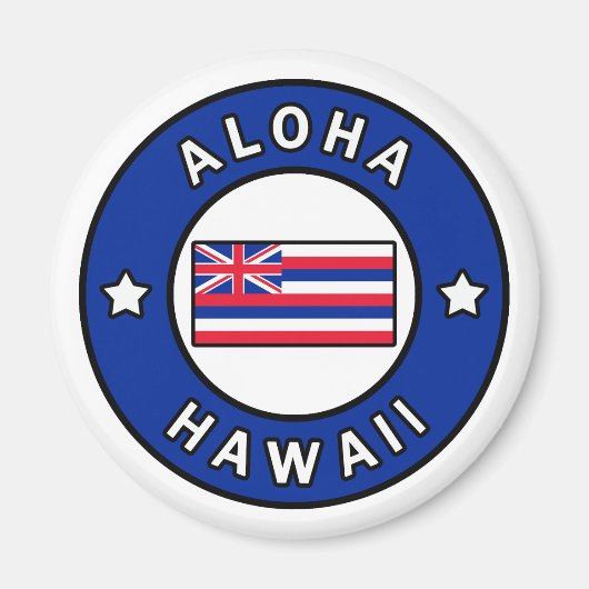 Aloha Hawaii Magneet (Voorkant)