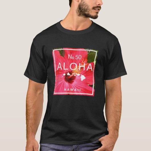 Aloha Hawaii No 50 State Hibiscus t-shirt (Devant)