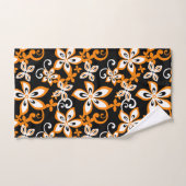 ALOHA HAWAII (NOIR/ORANGE) (Serviette à main)