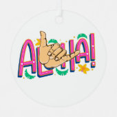 Aloha Hawaii Ornament (Voorkant)