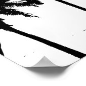 Aloha Hawaii Palm Trees Tropics Travel Poster (Hoek)