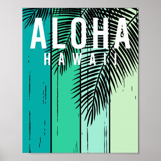 Aloha hawaii poster (Voorkant)