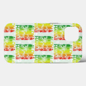 Aloha Hawaii Retro Summer Floral Case-Mate iPhone Case (Achterkant (horizontaal))