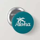 Aloha Hawaii Ronde Button 5,7 Cm (Voorkant /achterkant)