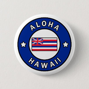 Aloha Hawaii Ronde Button 5,7 Cm