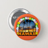 Aloha Hawaii Ronde Button 5,7 Cm (Voorkant /achterkant)