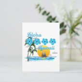 Aloha Hawaii Sailing Sunset Briefkaart (Staand voorkant)