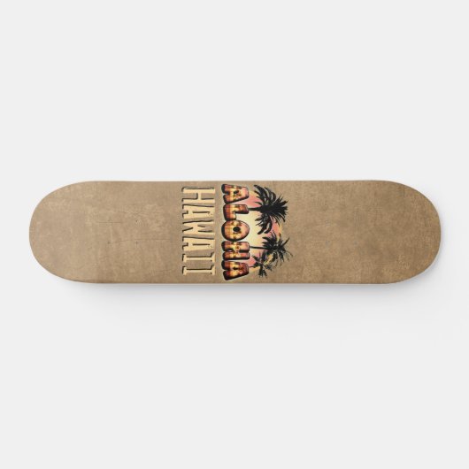 Aloha Hawaii Skateboard (Horizontaal)