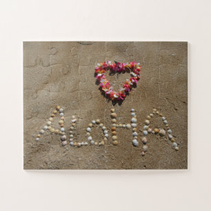 Aloha Hawaii Strand en Schelpen Legpuzzel