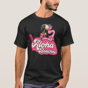 Aloha Hawaii strandt Hawaii Surfende Hawaiian T-shirt