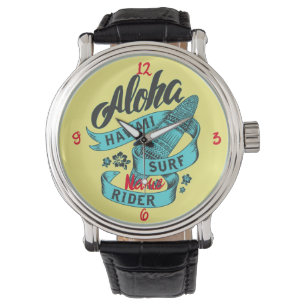Aloha Hawaii Surf Rider Thunder_Cove Horloge