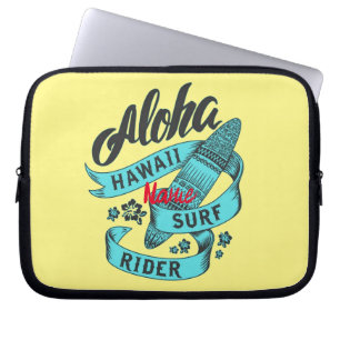 Aloha Hawaii Surf Rider Thunder_Cove Laptop Sleeve