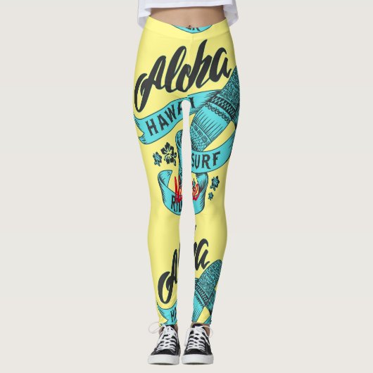 Aloha Hawaii Surf Rider Thunder_Cove Leggings (Voorkant)