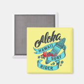 Aloha Hawaii Surf Rider Thunder_Cove Magneet (Voorkant / Achterkant)
