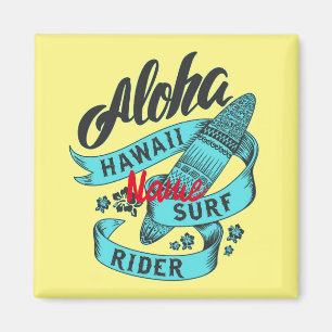 Aloha Hawaii Surf Rider Thunder_Cove Magneet