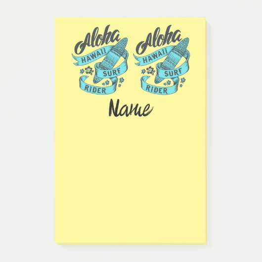 Aloha Hawaii Surf Rider Thunder_Cove Post-it® Notes (Voorkant)