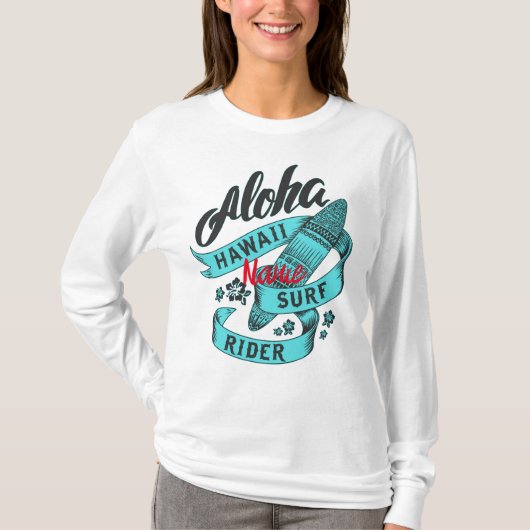 Aloha Hawaii Surf Rider Thunder_Cove T-shirt (Voorkant)