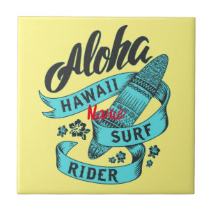 Aloha Hawaii Surf Rider Thunder_Cove Tegeltje