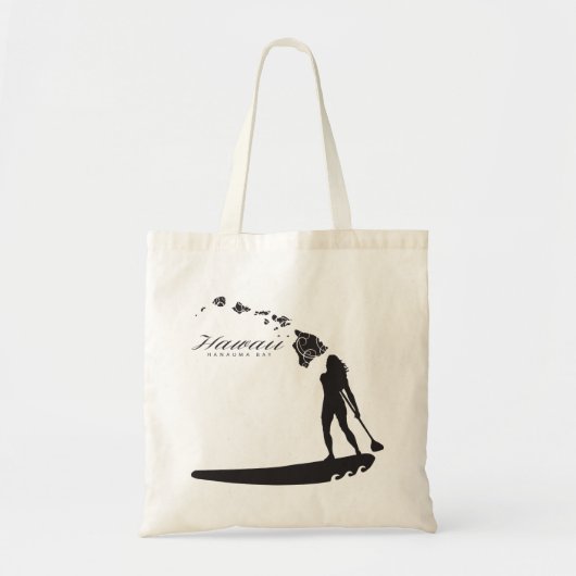 Aloha Hawaii Surfen en Hawaii Eilanden Tote Bag (Voorkant)