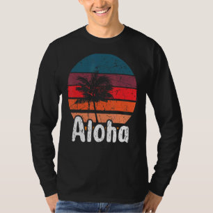 Aloha Hawaii Surfen Retro Sunset 28 T-shirt