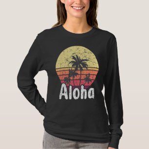 Aloha Hawaii Surfen Retro Sunset 52 T-shirt