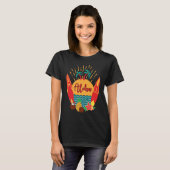 Aloha Hawaii Surfer Pacific Sea Beach Honolulu Mau T-shirt (Voorkant volledig)