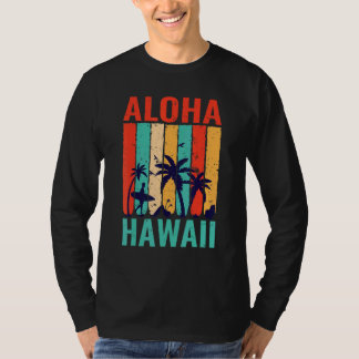 Aloha Hawaii Surfing Surfer Surf Hawaiian Summer T-shirt