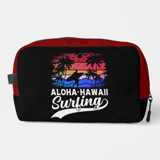Aloha Hawaii Surfing Vibes Toilettasje (Voorkant)