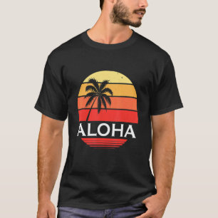 Aloha Hawaii Tiki Retro  Maui Ohana T-shirt