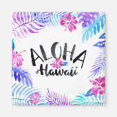 Aloha Hawaii Tropical | Magnet (Devant)