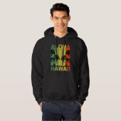 Aloha Hawaii Tropical Summer Vacation Hawaiian Isl Hoodie (Voorkant volledig)