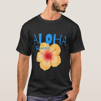 Aloha hawaii tropische bloem strand zomer vakantie t-shirt