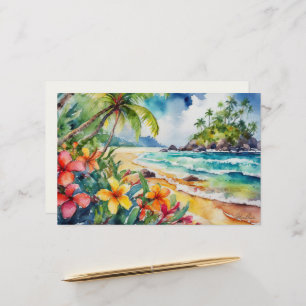 Aloha hawaii tropische kunst blanco briefpapier