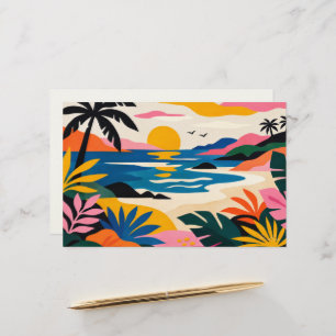 Aloha hawaii tropische kunst blanco briefpapier