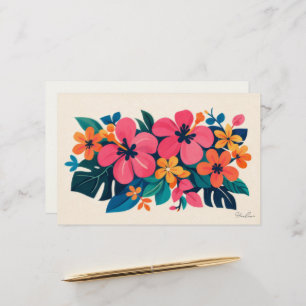 Aloha hawaii tropische kunst blanco briefpapier