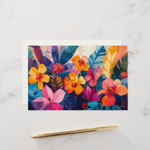 Aloha hawaii tropische kunst blanco briefpapier