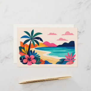 Aloha hawaii tropische kunst blanco briefpapier
