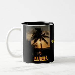 Aloha Hawaii Tweekleurige Koffiemok