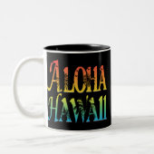 Aloha Hawaii Tweekleurige Koffiemok (Links)