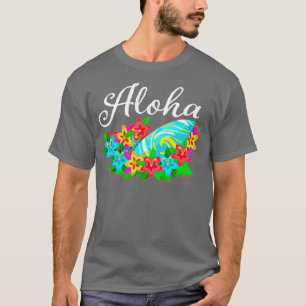 ALOHA Hawaii van het eiland T-shirt