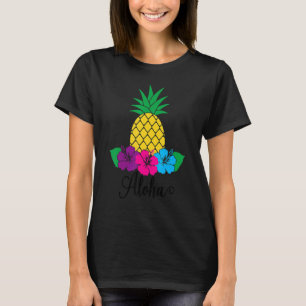 Aloha Hawaii van het eiland voelt de Aloha-bloem T-shirt