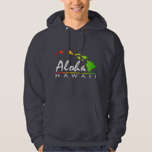 ALOHA Hawaii (vervormd ontwerp) Hoodie