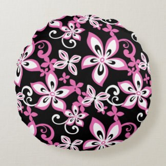 ALOHA HAWAIÏ (ZWART/ROZE) ROND KUSSEN