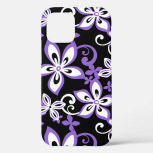 ALOHA HAWAII (ZWARTE/PAARSE) iPhone 12 HOESJE