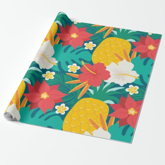 Aloha Hawaiian Cadeaupapier (Uitgerold)