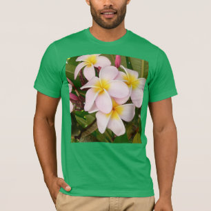 Aloha Hawaiian Frangipani Blossoms Vrijgezellenfee T-shirt